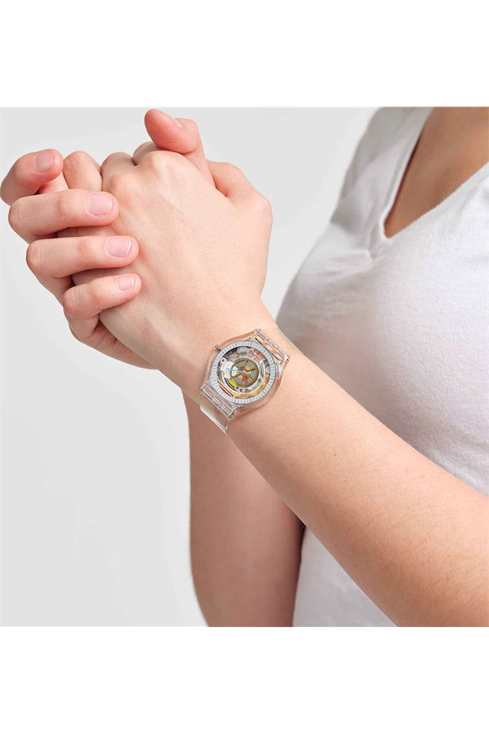 Swatch Ss08k109-S06 CLEARLY SKIN Kadın Kol Saati