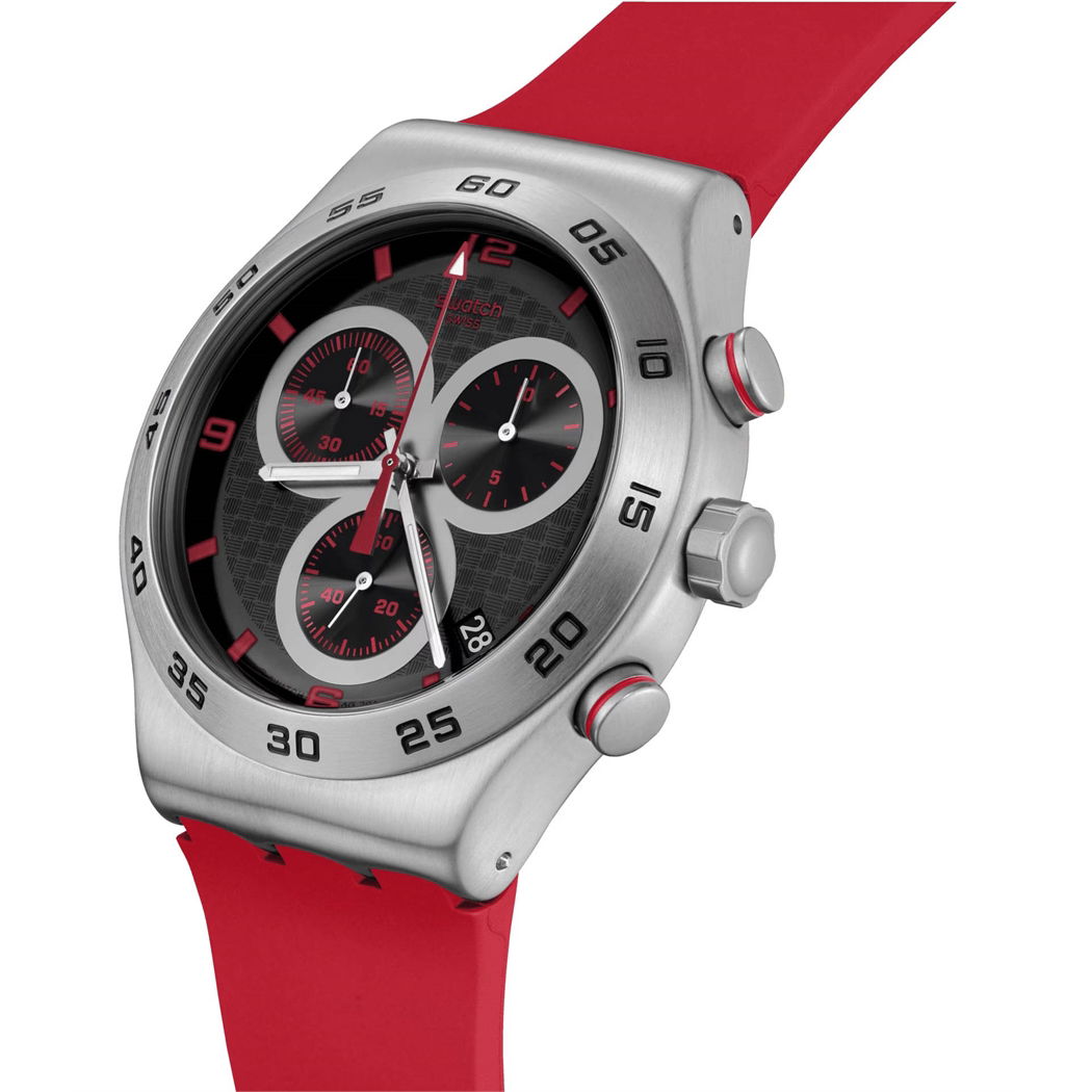 Swatch Yvs524 CRIMSON CARBONIC RED