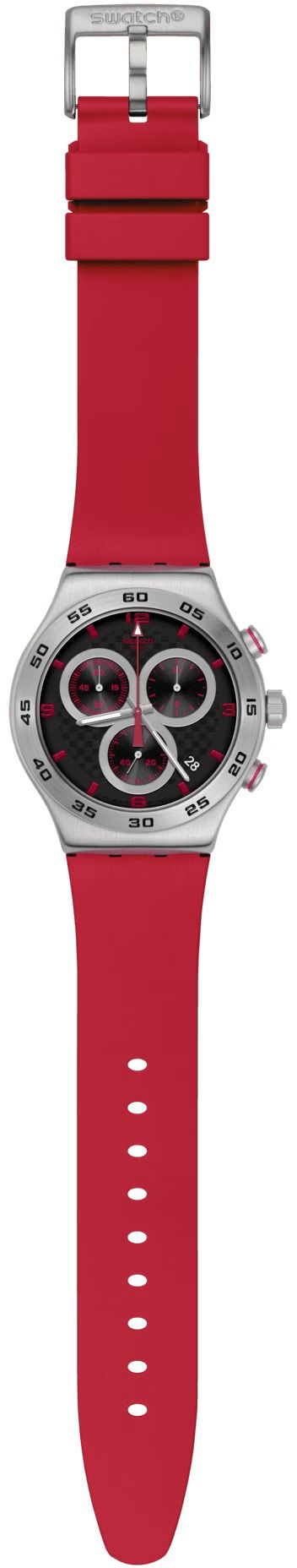 Swatch Yvs524 CRIMSON CARBONIC RED