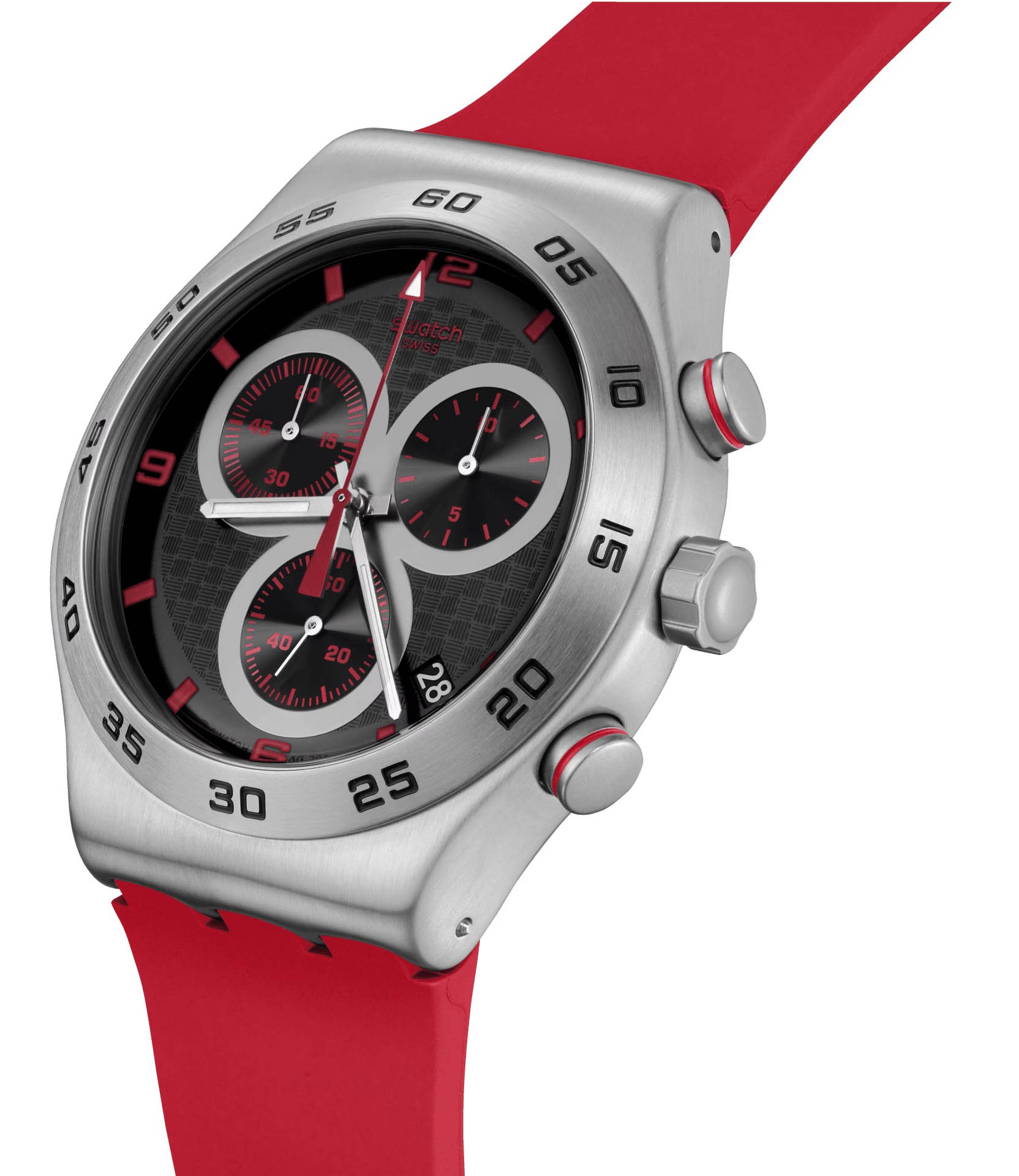 Swatch Yvs524 CRIMSON CARBONIC RED