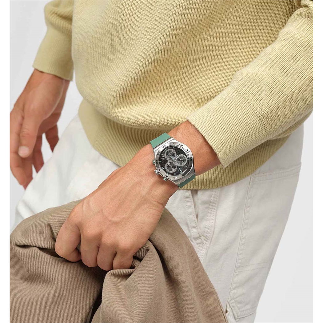 Swatch Yvs525 CARBONIC GREEN Kol Saati