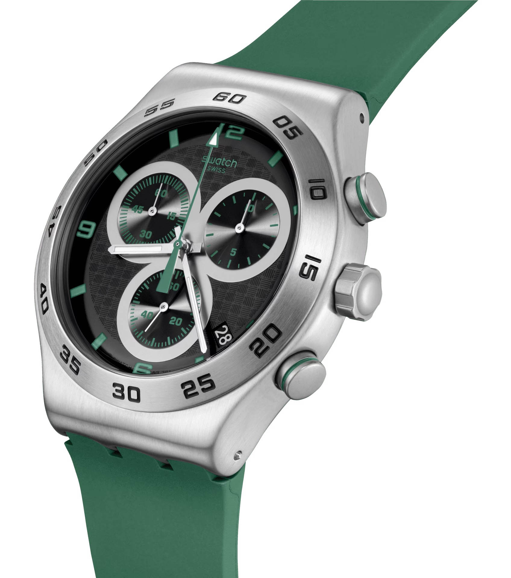 Swatch Yvs525 CARBONIC GREEN Kol Saati