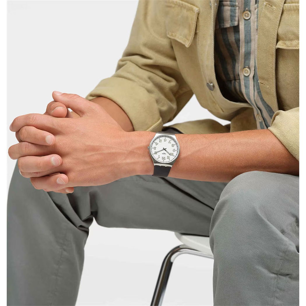 Swatch Ss07s134 BLACK HEPCAT Erkek Kol Saati