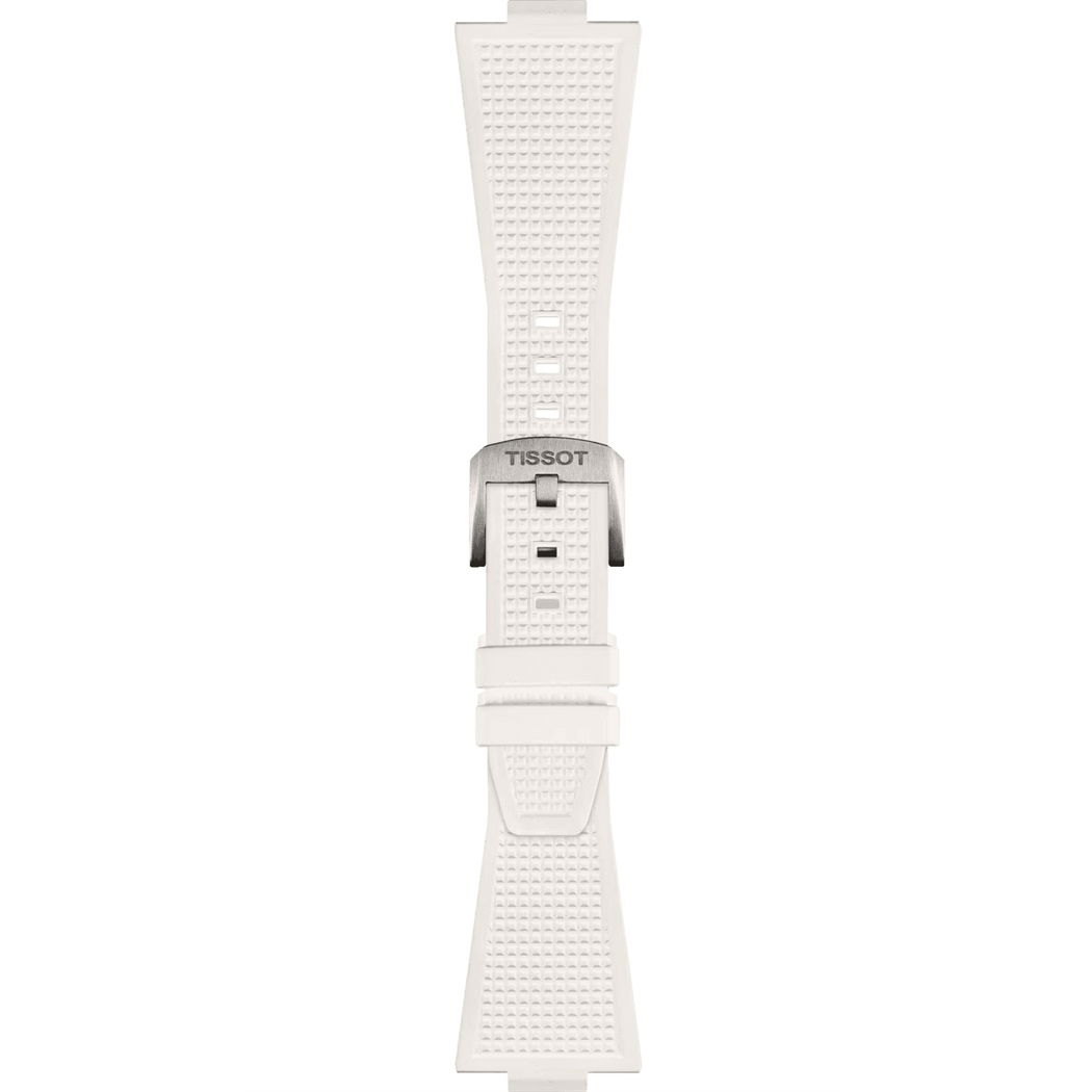 Tissot Orijinal PRX 40 mm Uyumlu Beyaz Silikon T852048463
