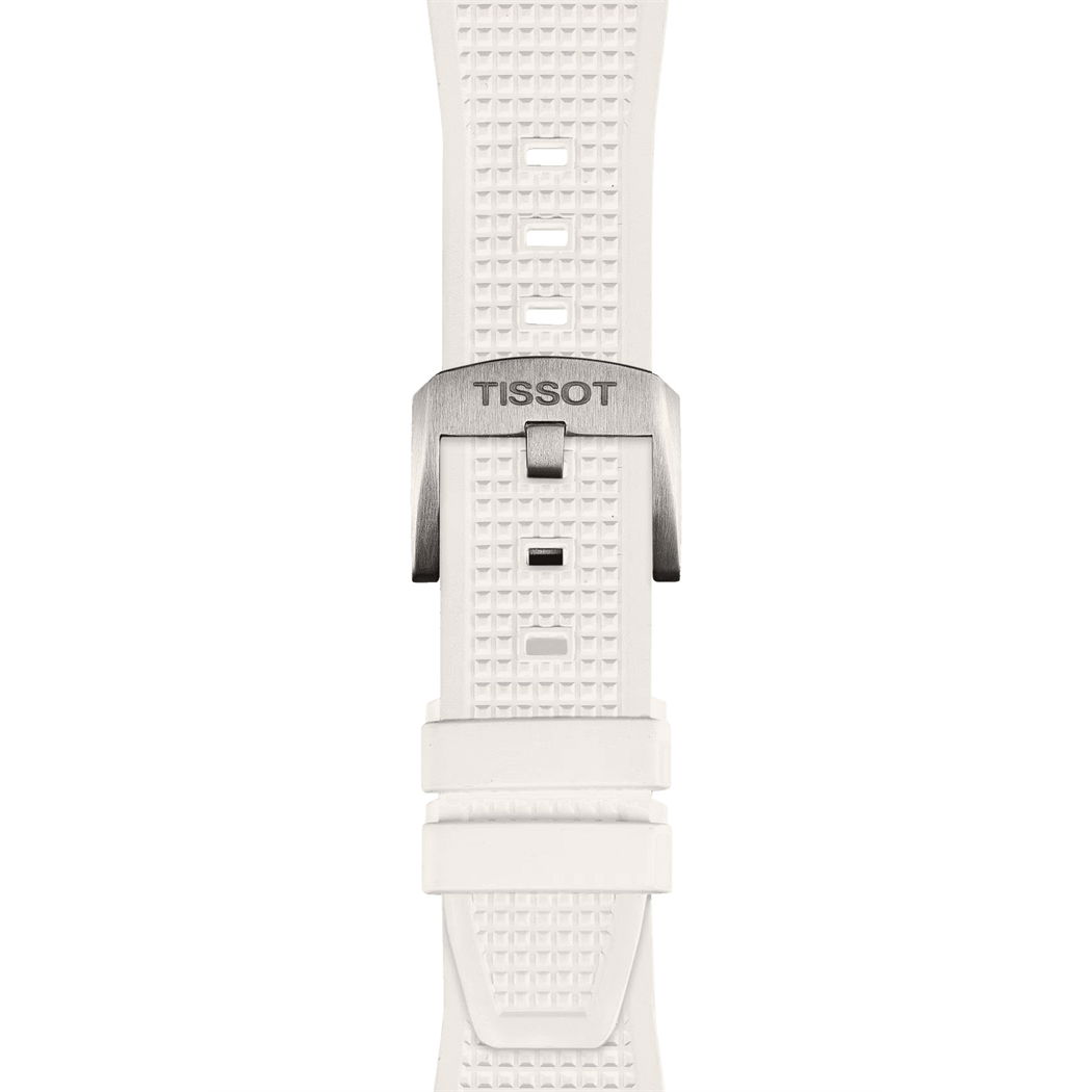 Tissot Orijinal PRX 40 mm Uyumlu Beyaz Silikon T852048463