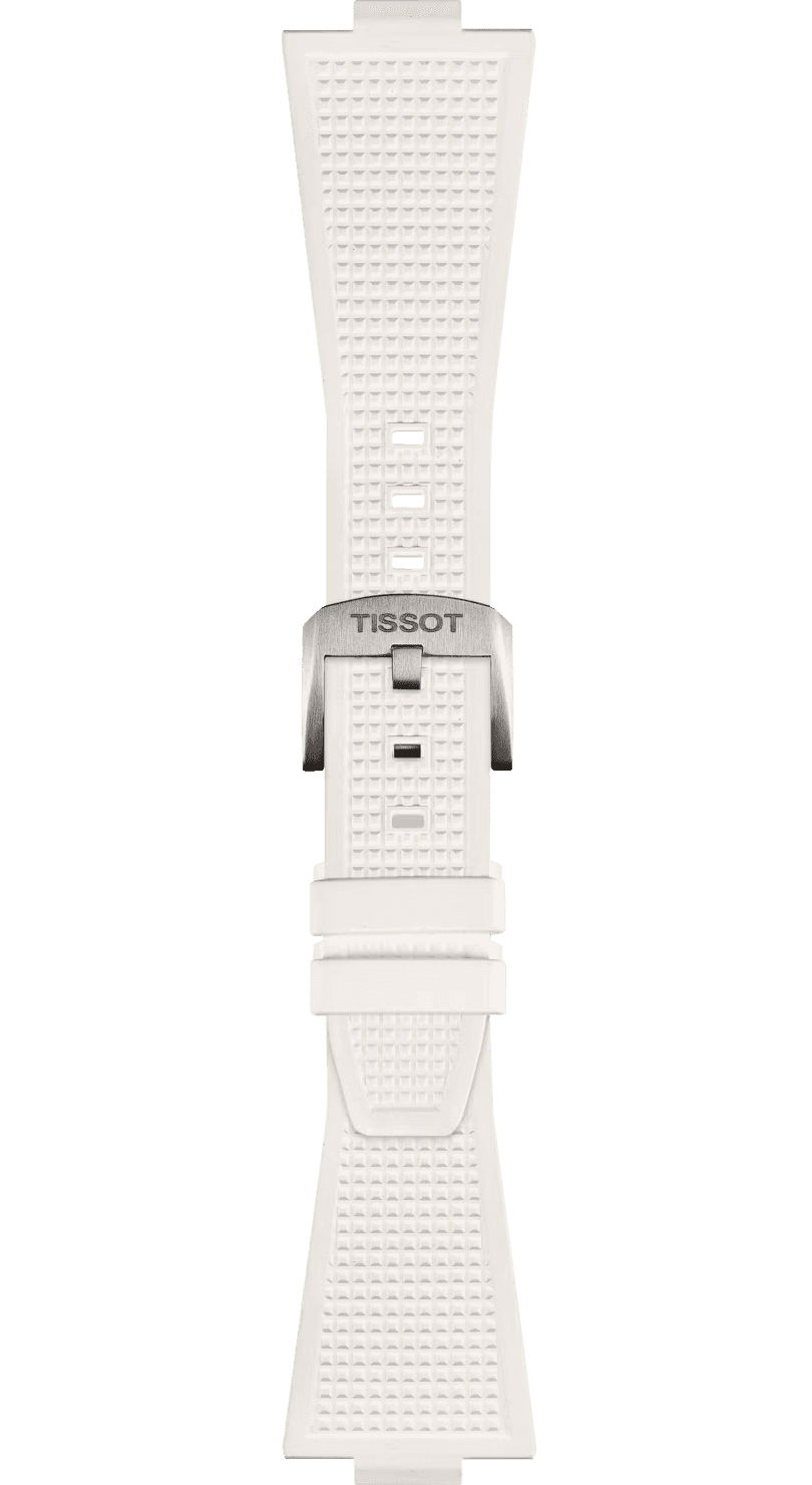 Tissot Orijinal PRX 40 mm Uyumlu Beyaz Silikon T852048463