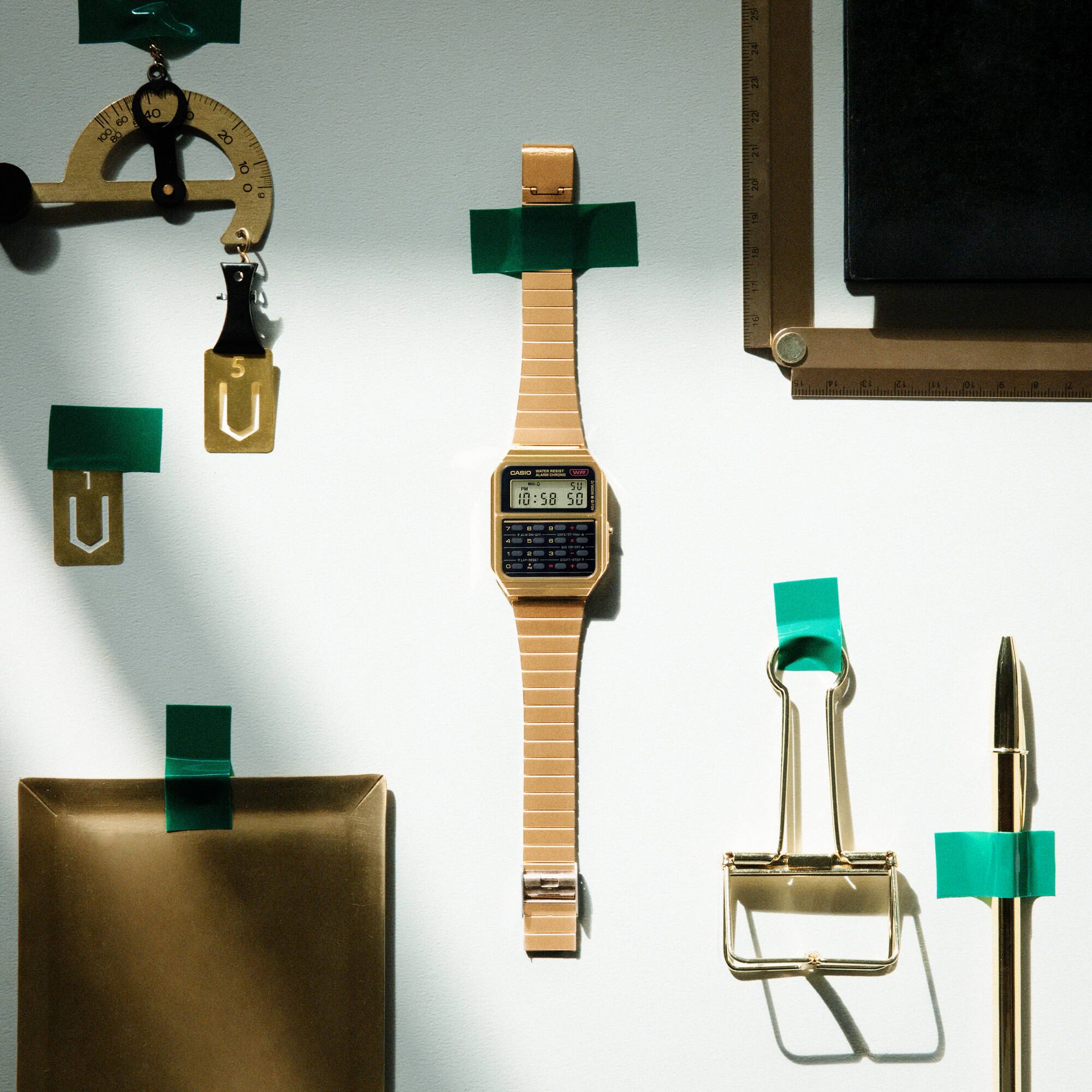 Casio Ca-500Weg-1Adf Hesap Makineli Kol Saati