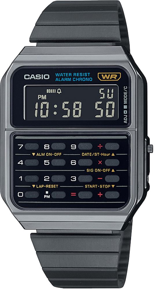 Casio Ca-500Wegg-1Bdf Hesap Makineli Kol Saati