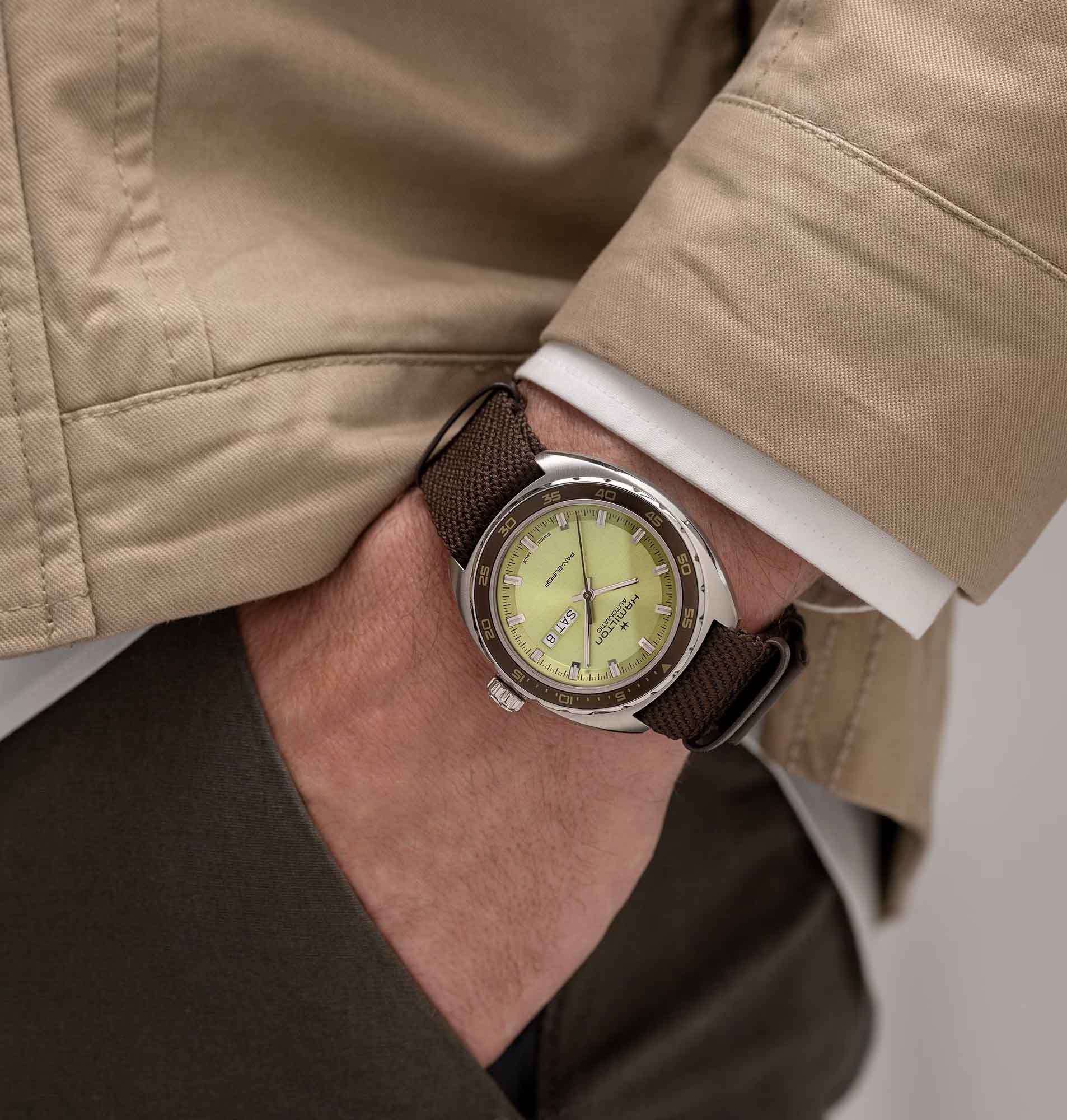 Hamilton Pan Europ Day Date Auto H35445860