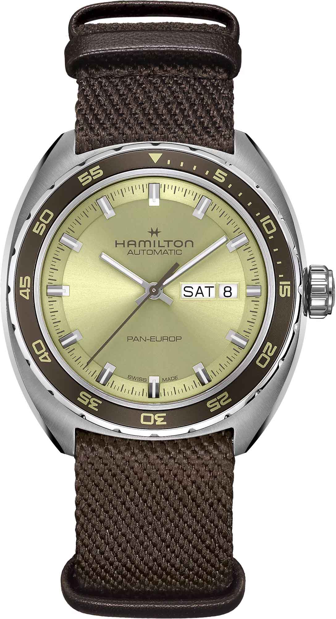 Hamilton Pan Europ Day Date Auto H35445860