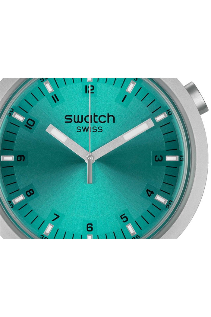 アナログ腕時計 SWATCH [Head office] Big Bold Irony AQUA SHIMMER SB07S100G Swatch Big Bold Irony AQUA SHIMMER SB07S100G Wristwatch BIG