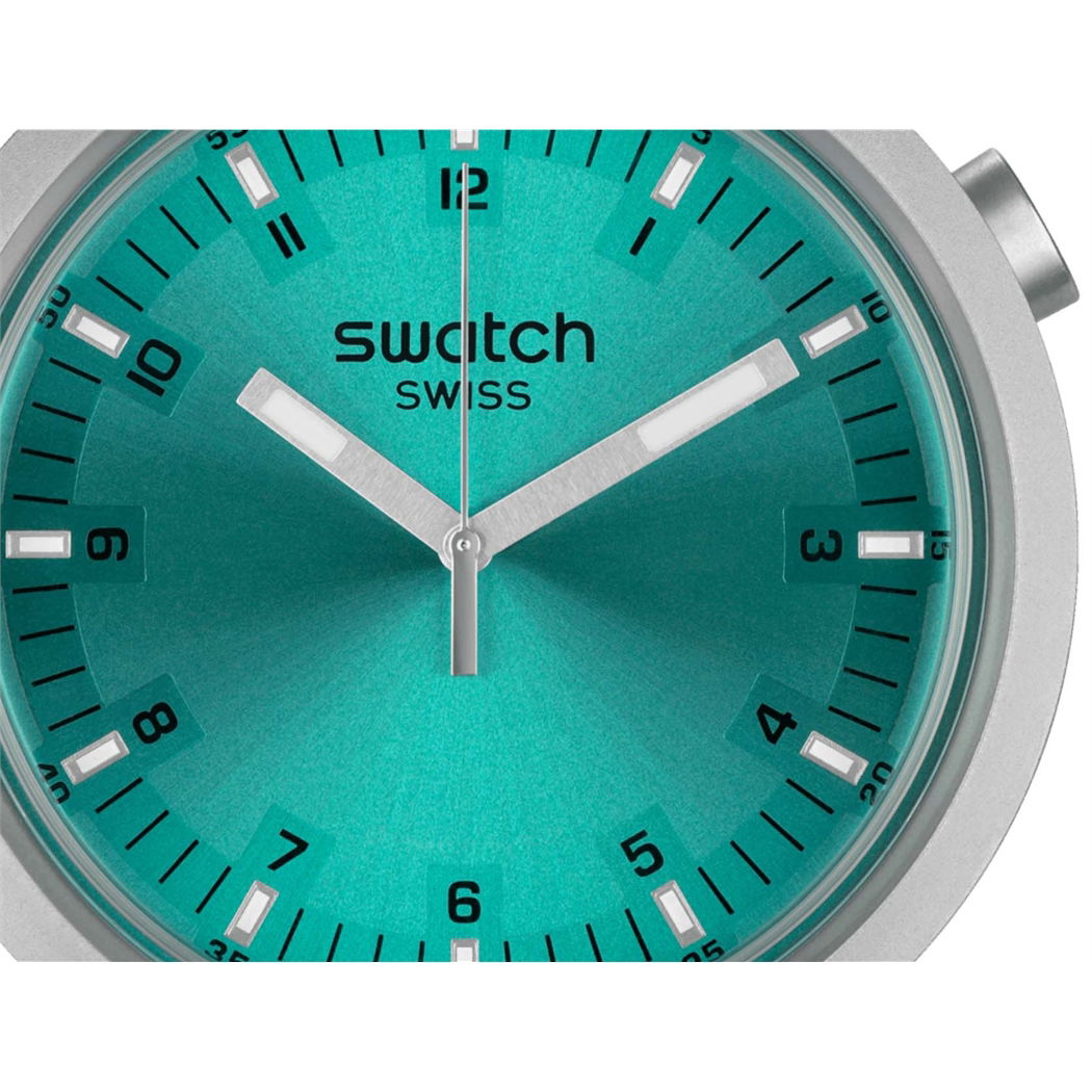 Swatch Sb07s100g AQUA SHIMMER Big Bold Irony