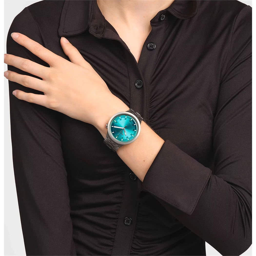 Swatch Sb07s100g AQUA SHIMMER Big Bold Irony