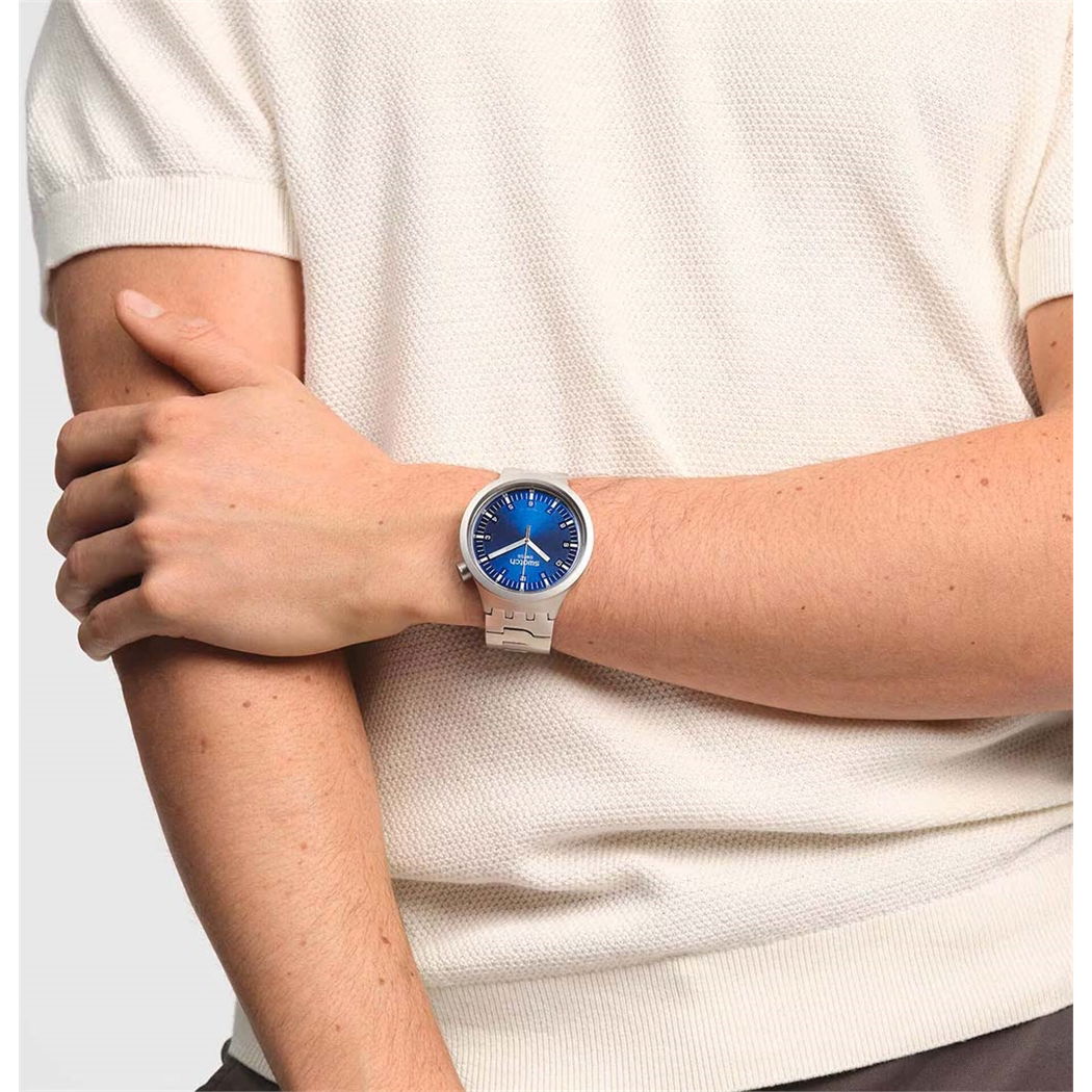 Swatch Sb07s102g INDIGO HOUR Big Bold Irony