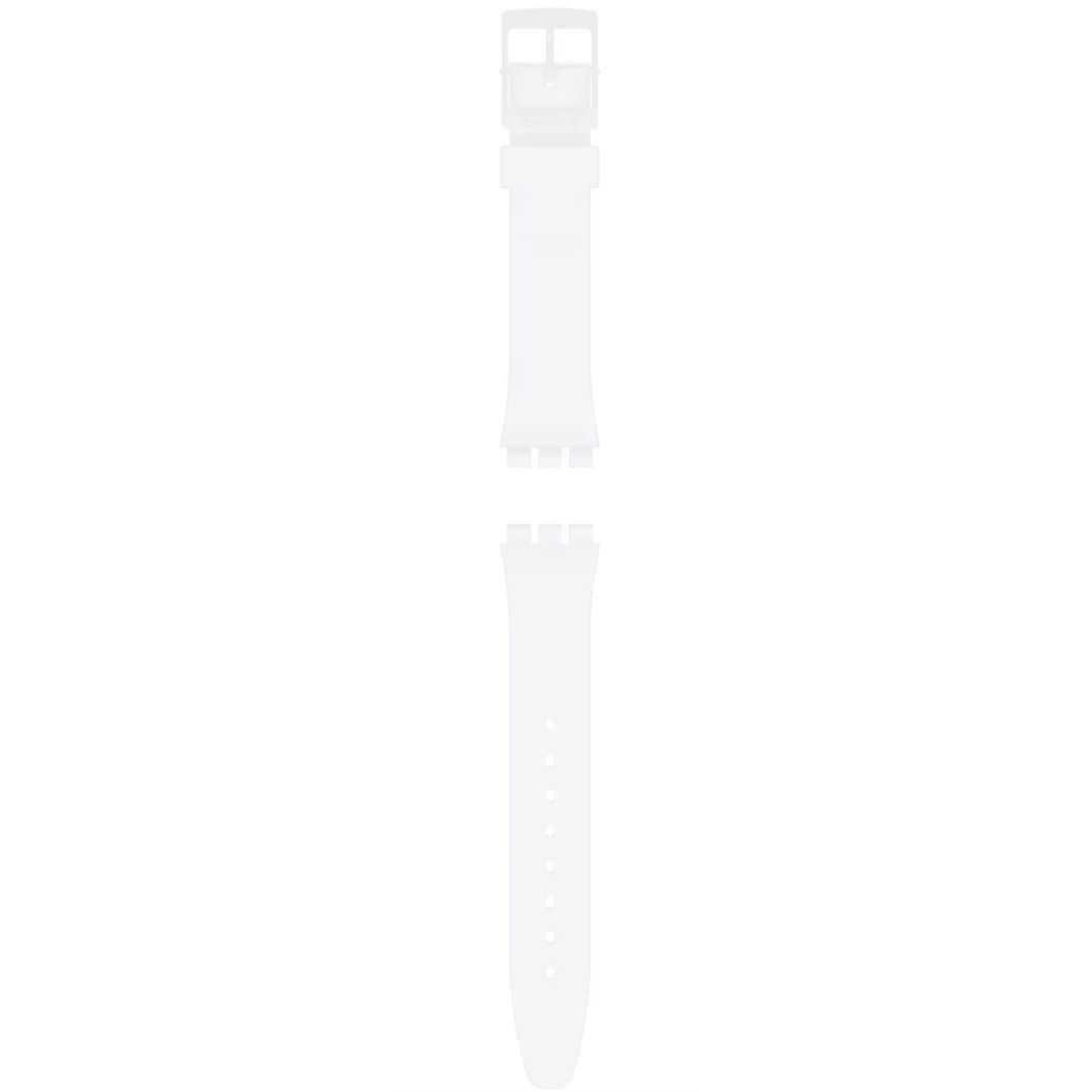 Swatch Beyaz Silikon Kordon Agw151o