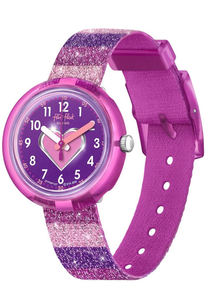 Flik Flak Fpnp127 STRIPY GLITTER Çocuk Kol Saati