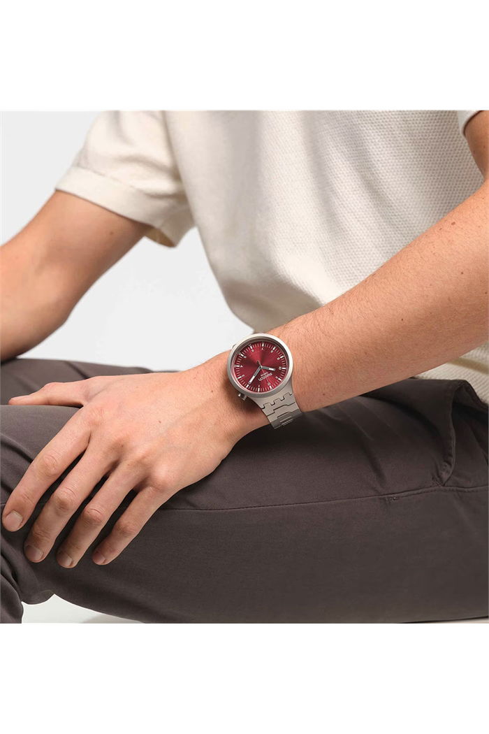 Swatch Sb07s104g SCARLET SHIMMER Big Bold Irony