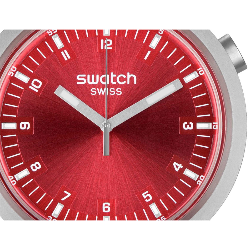 Swatch Sb07s104g Scarlet Shimmer Big Bold Irony