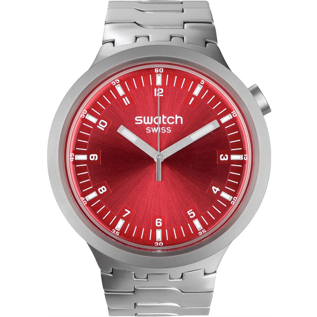 Swatch Sb07s104g Scarlet Shimmer Big Bold Irony