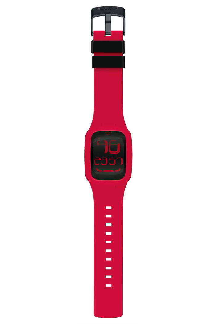 Swatch Surr102 TOUCH CHILI Dijital Kol Saati