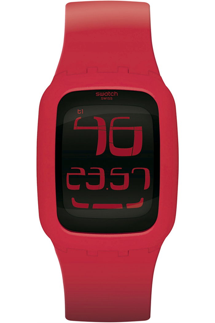 Swatch Surr102 TOUCH CHILI Dijital Kol Saati