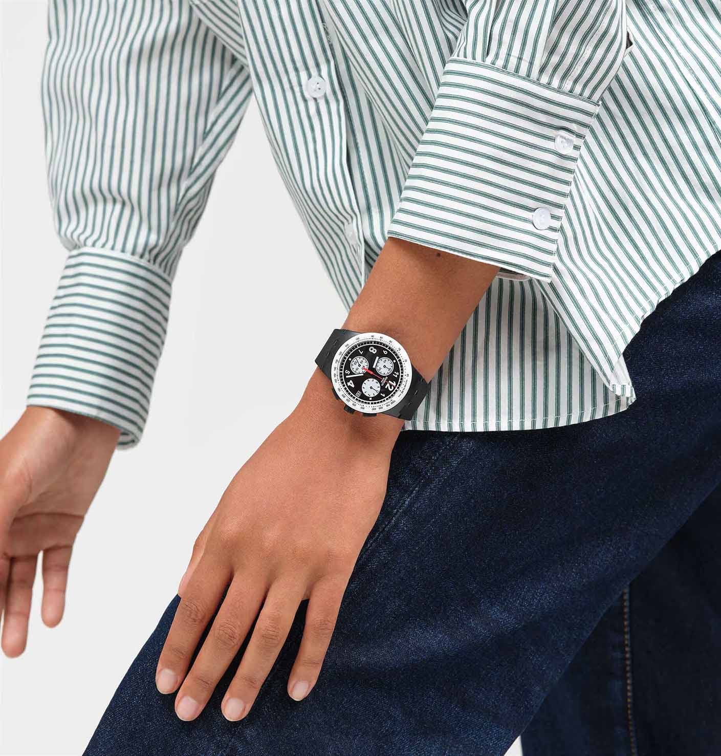 Swatch Susb420 Nothing Basic About Black