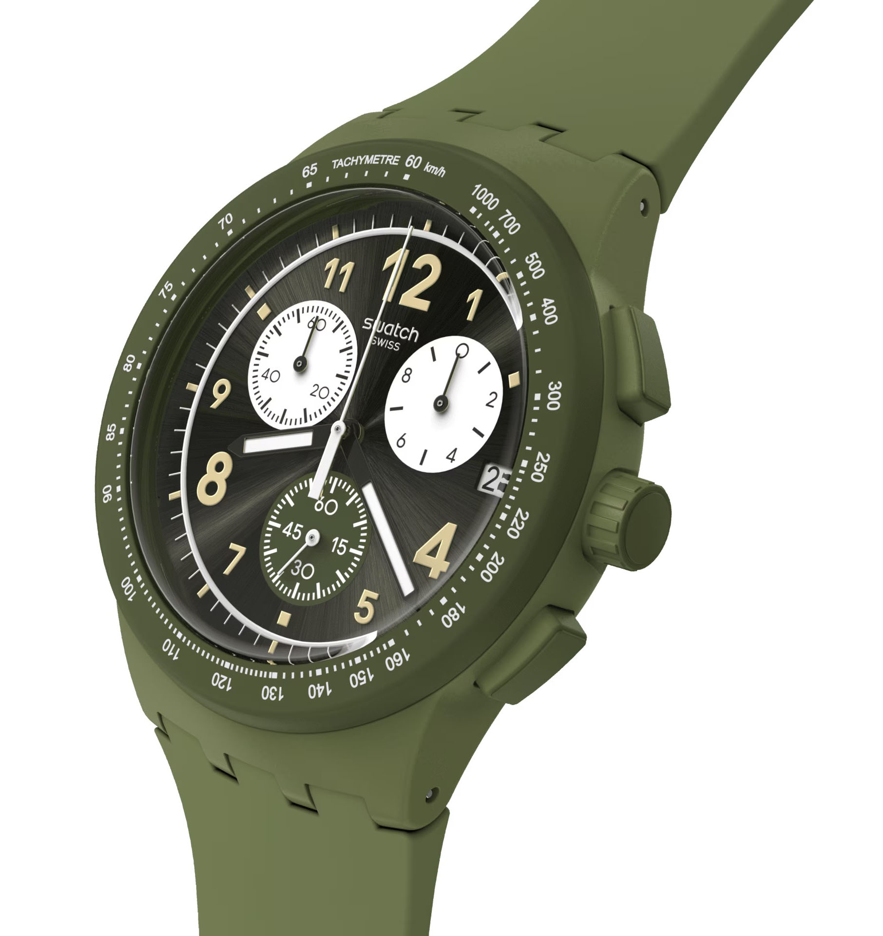 Swatch Susg406 Nothing Basic About Green Erkek Kol Saati