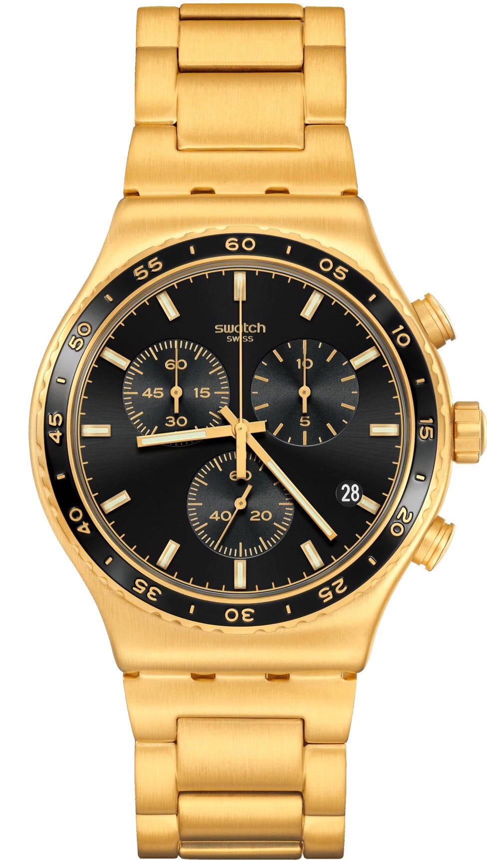 Swatch Yvg418g In The Black Kol Saati