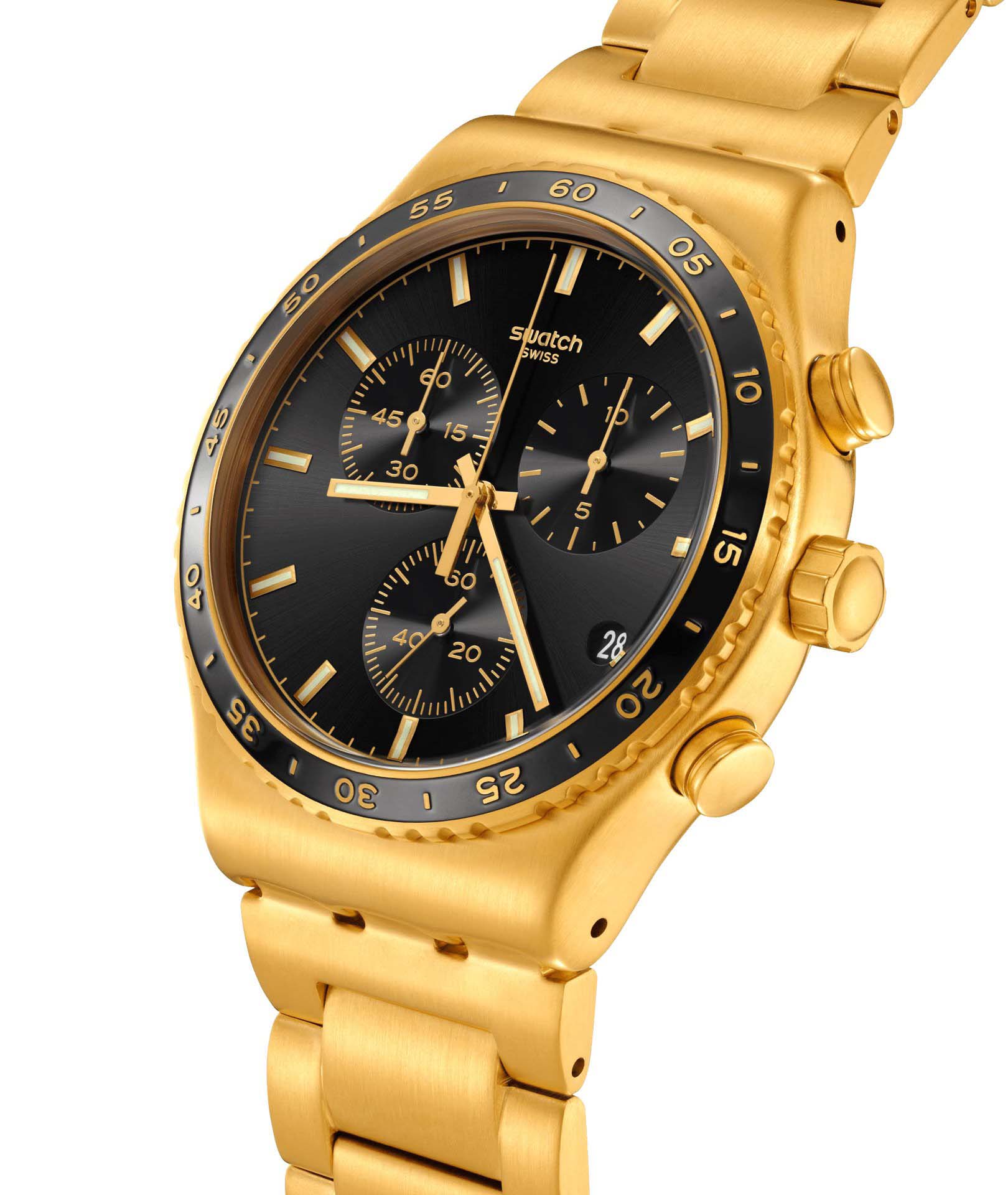 Swatch Yvg418g In The Black Kol Saati