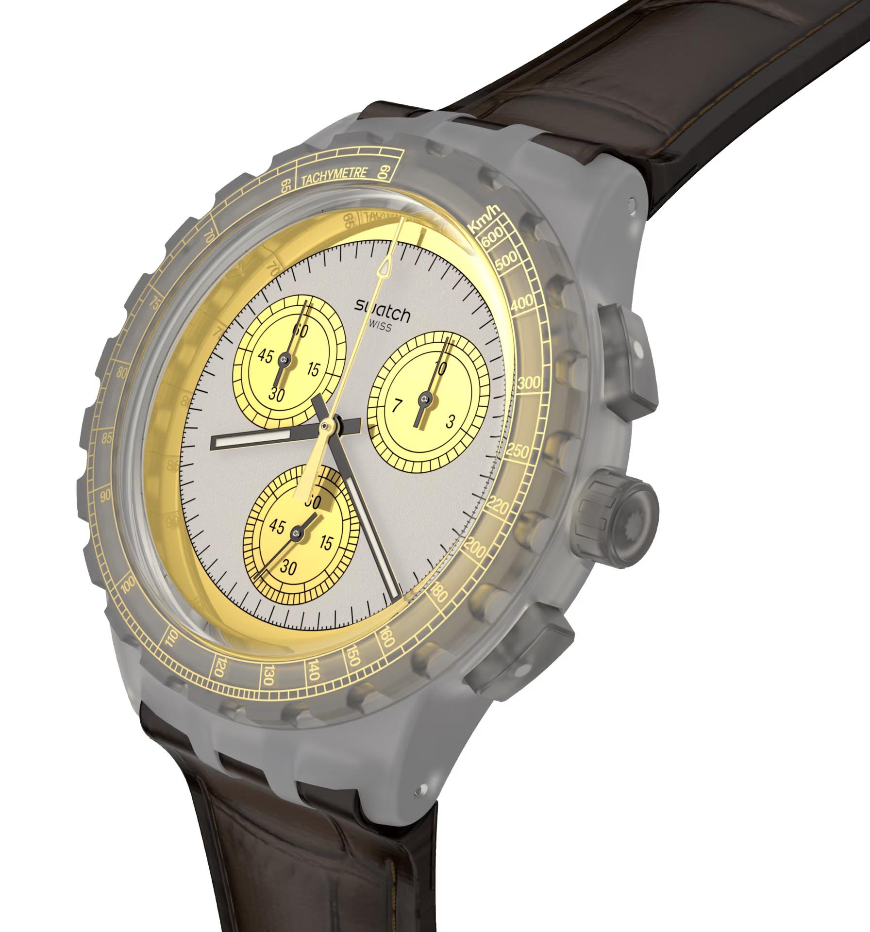 Swatch Susm100 GOLDEN RADIANCE Kol Saati