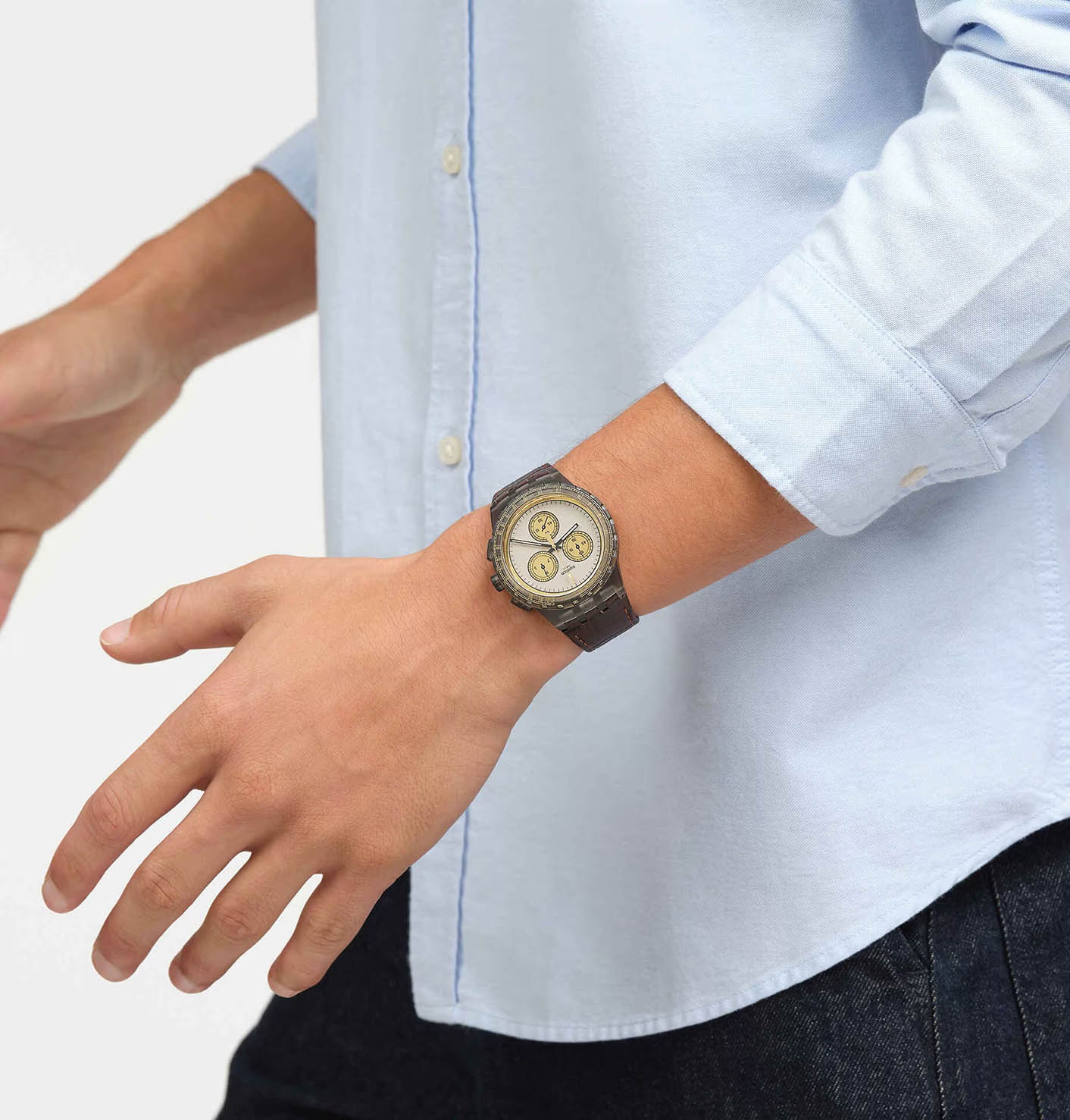 Swatch Susm100 GOLDEN RADIANCE Kol Saati