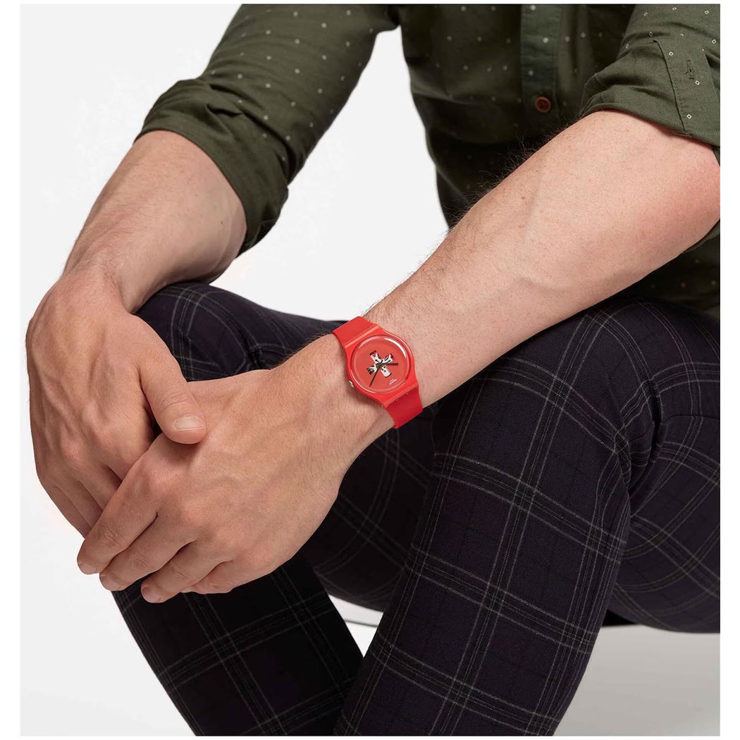Swatch So29r104-S14 SWISS AROUND THE CLOCK