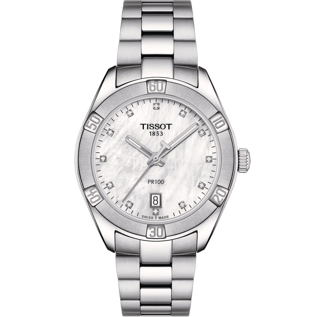 Tissot PR 100 Sport Chic 36mm T1019101111600 - Kadın Kol Saati (T101.910.11.116.00)