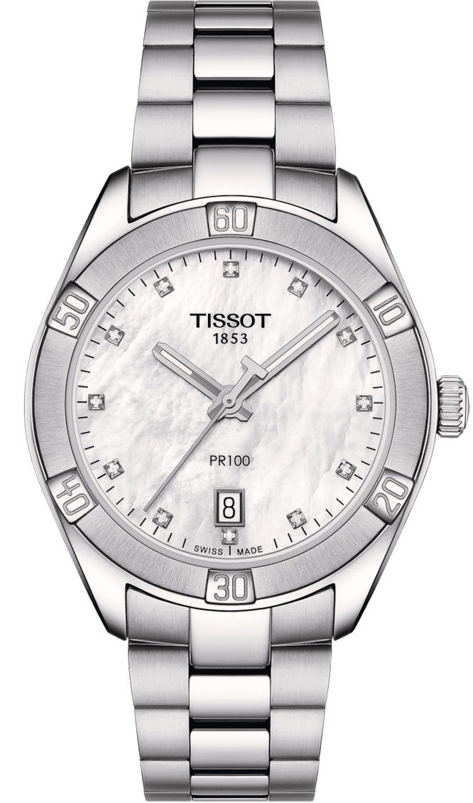 Tissot PR 100 Sport Chic 36mm T1019101111600 - Kadın Kol Saati (T101.910.11.116.00)