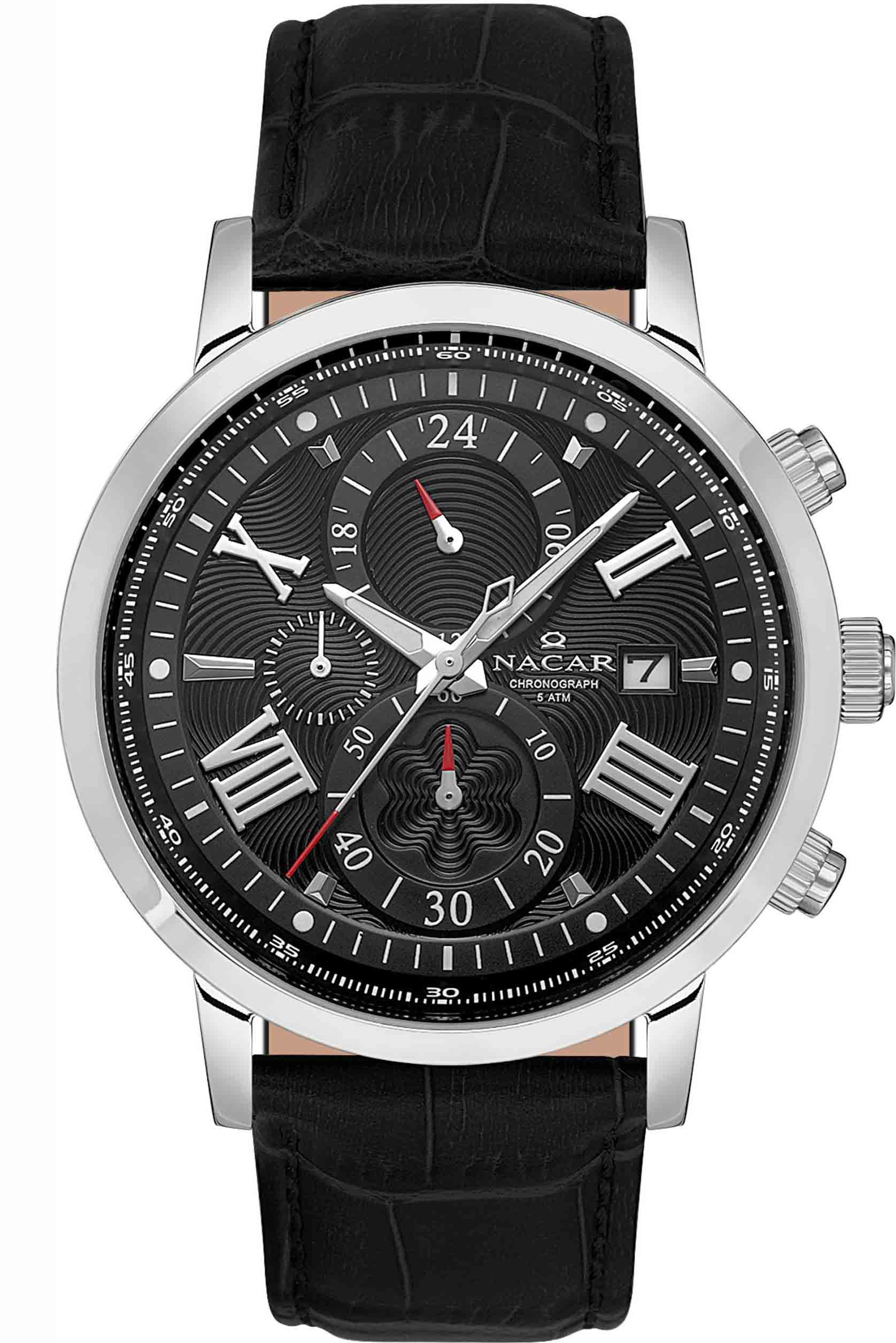 Nacar Nc34-29C709-Abl1 Kronograf Erkek Kol Saati