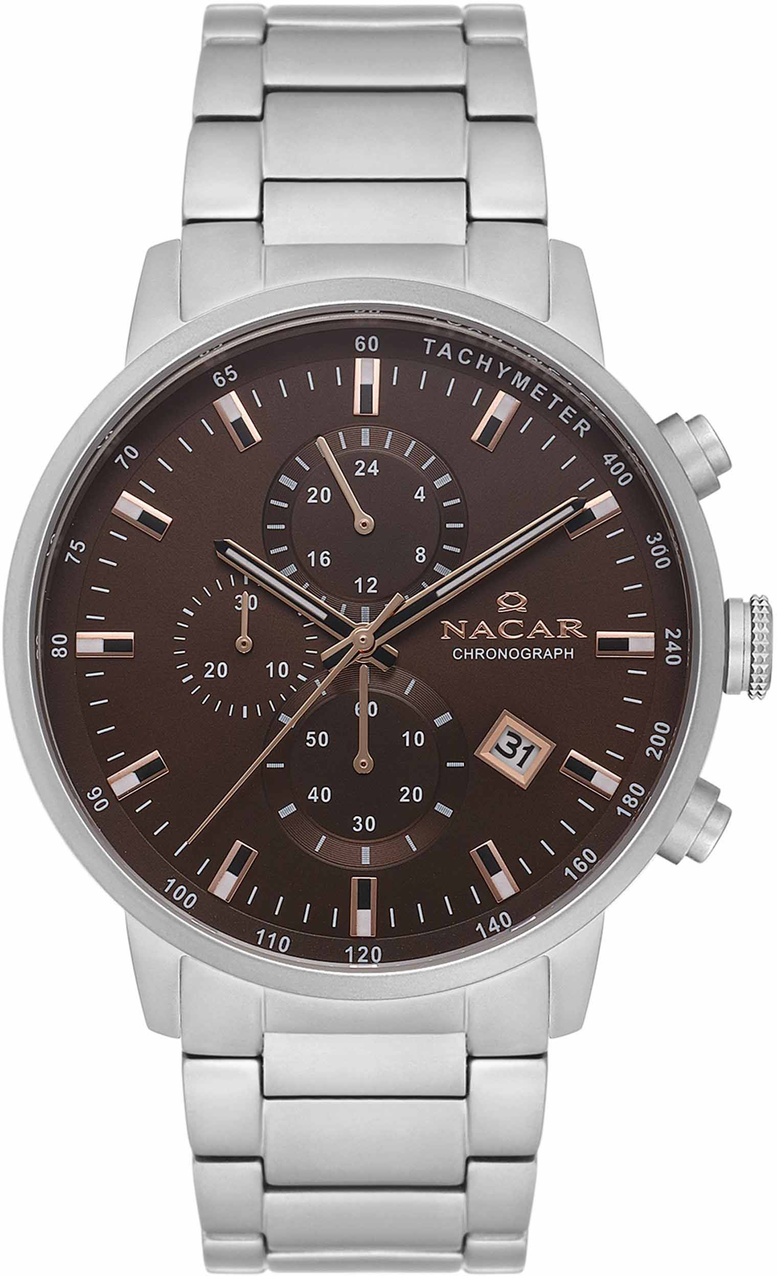 Nacar Nc34-29B257-Agrm Kronograph Erkek Kol Saati