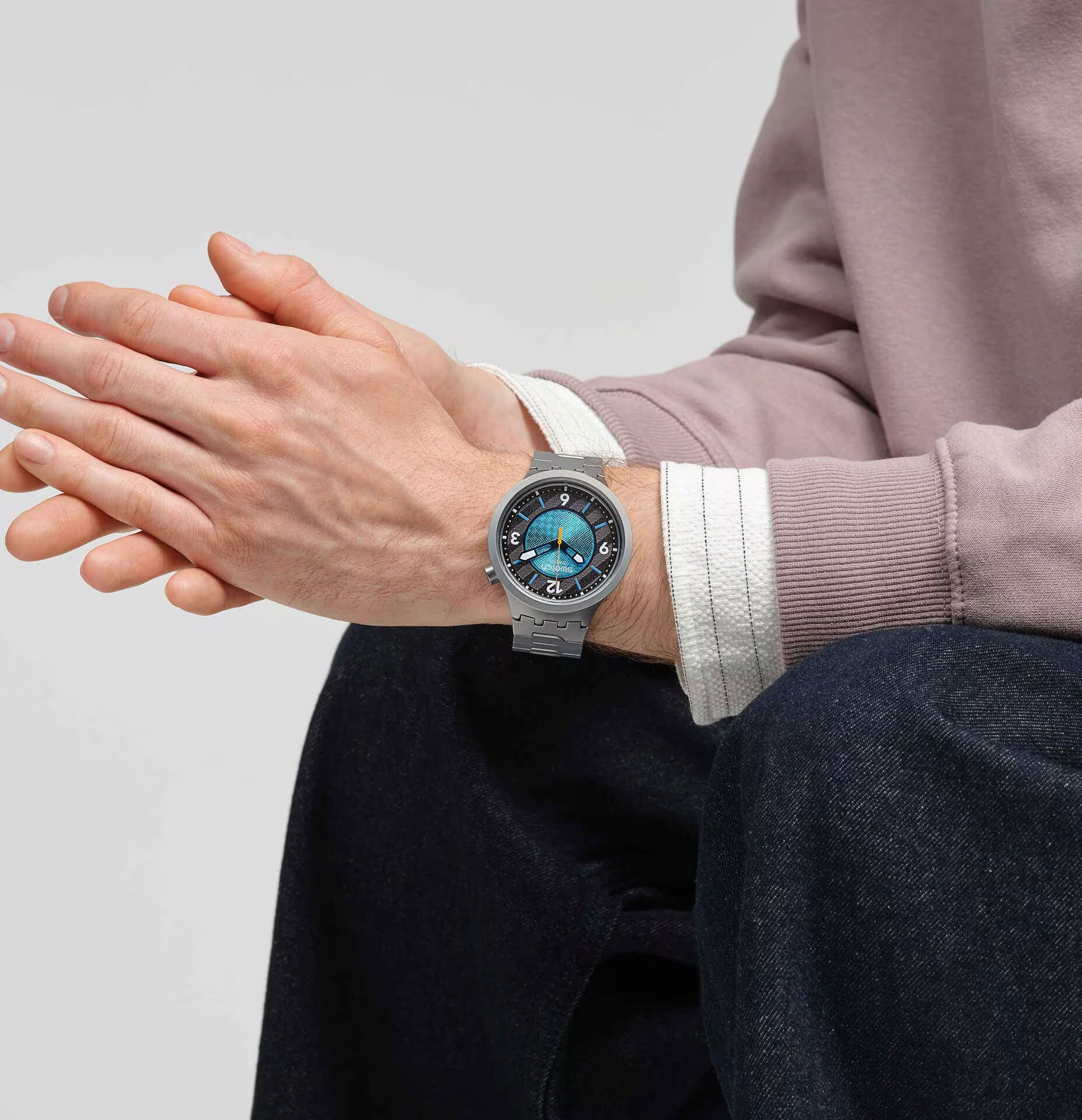 Swatch Sb07s116g Frostbloom Erkek Kol Saati