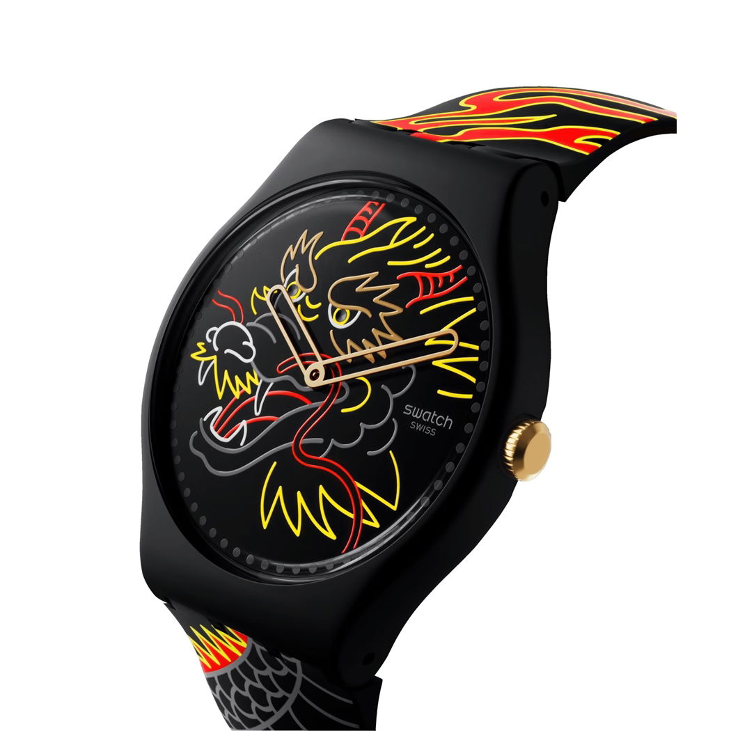 Swatch So29z137-5300 DRAGON IN WIND PAY!