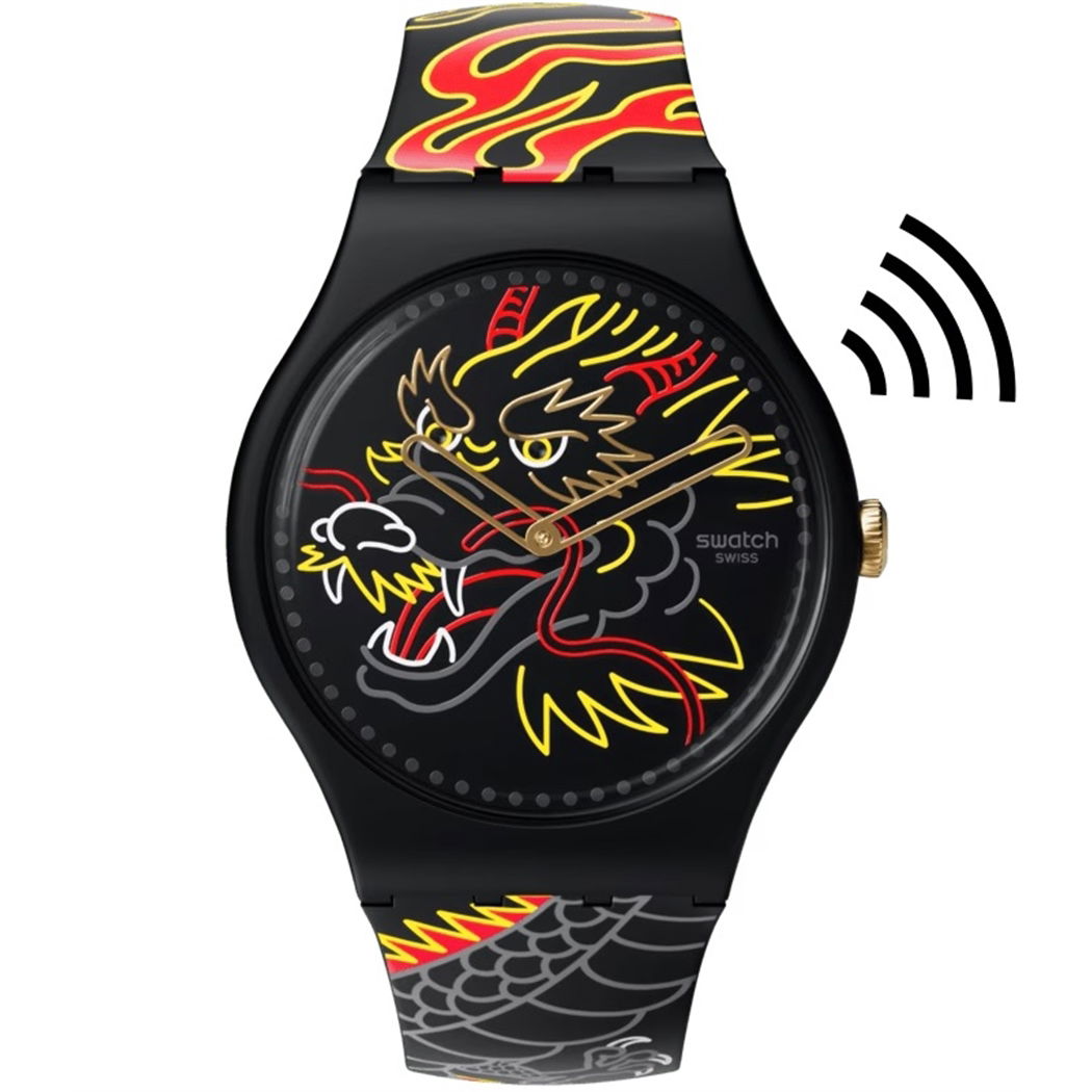 Swatch So29z137-5300 DRAGON IN WIND PAY!