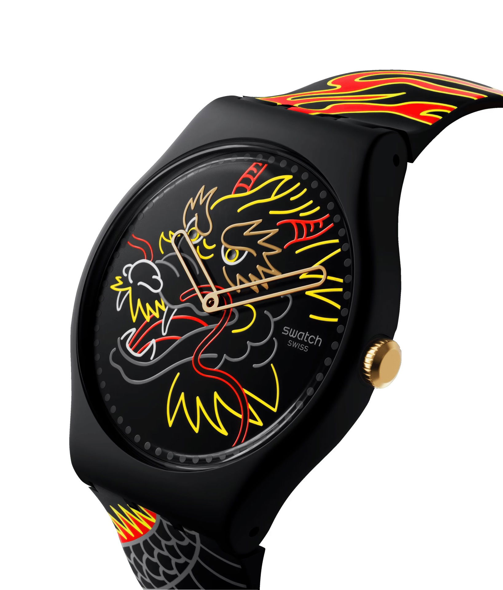Swatch So29z137-5300 DRAGON IN WIND PAY!