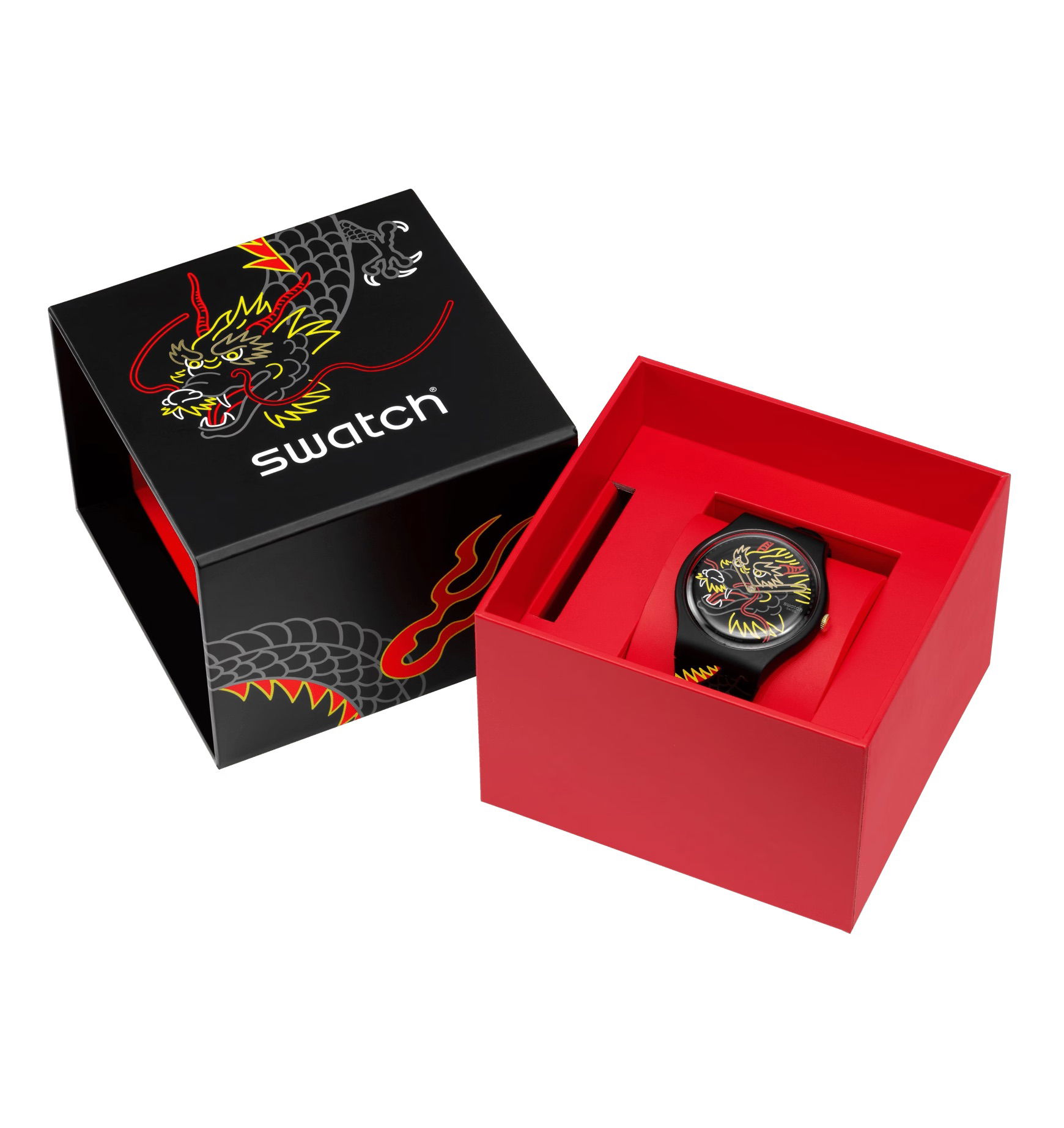 Swatch So29z137-5300 DRAGON IN WIND PAY!