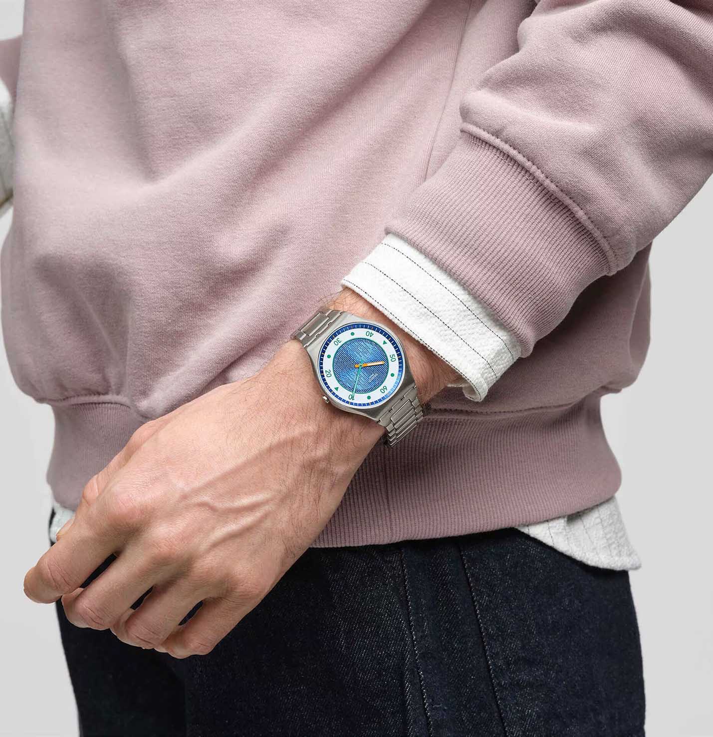 Swatch Ss07s143g Splash Dance Erkek Kol Saati