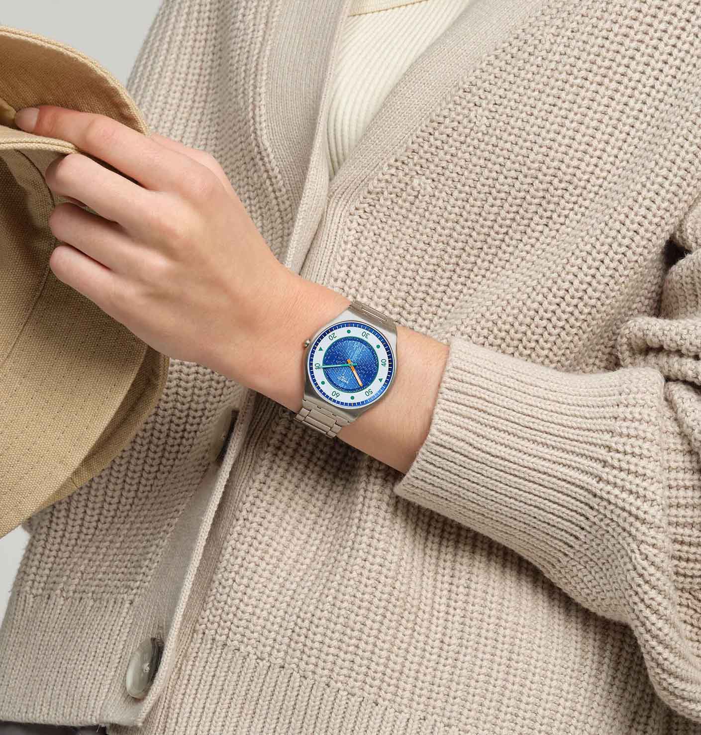 Swatch Ss07s143g Splash Dance Erkek Kol Saati