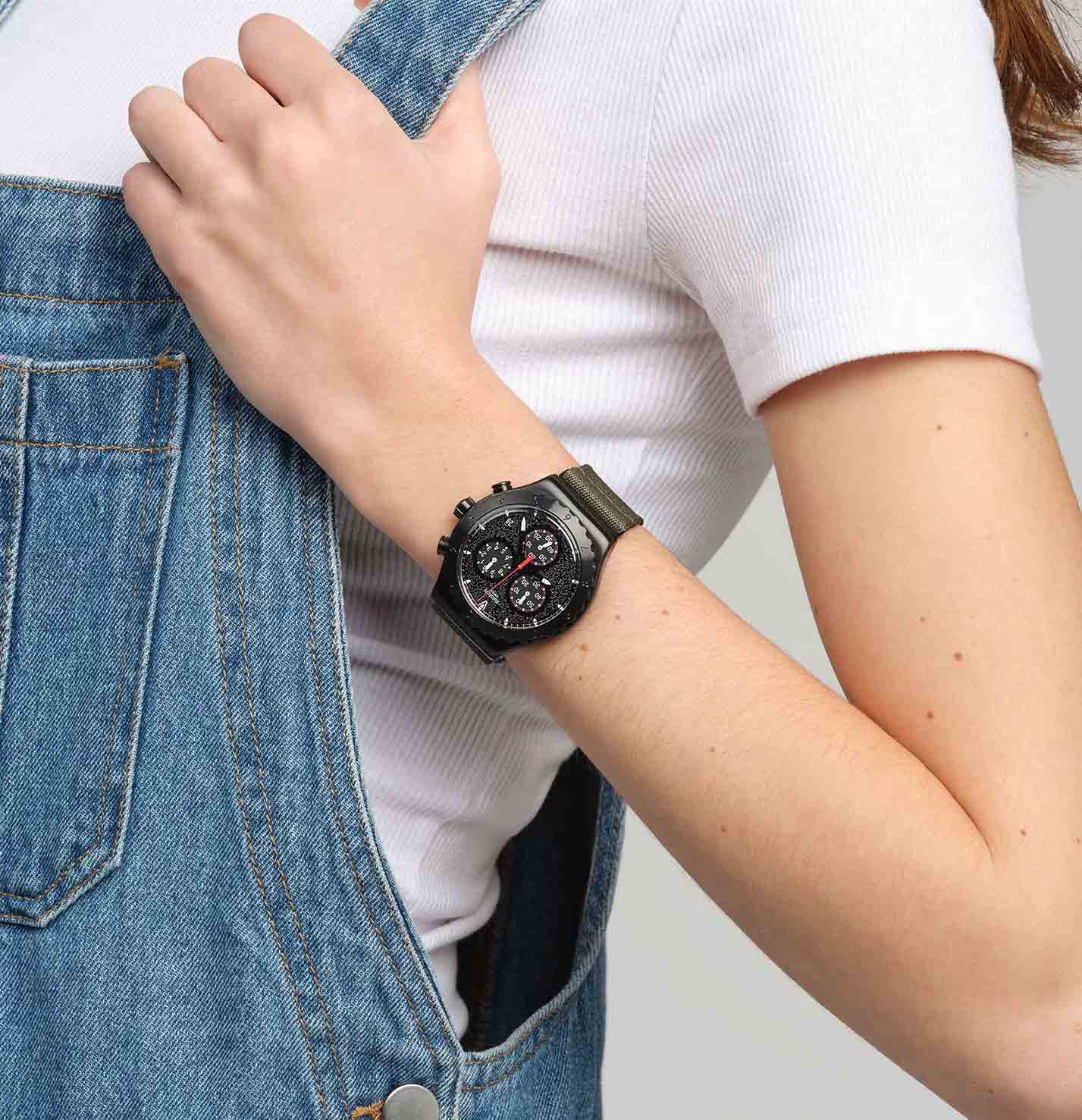 Swatch Yvb416 By The Bonfire Erkek Kol Saati