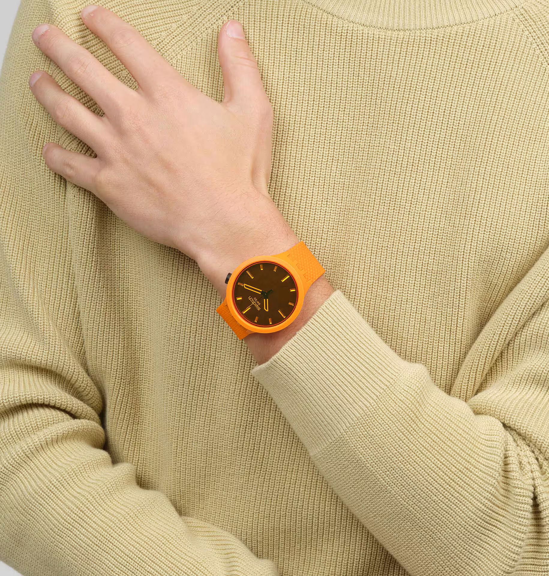 Swatch Sb05o102 Ecrushing Orange Kol Saati