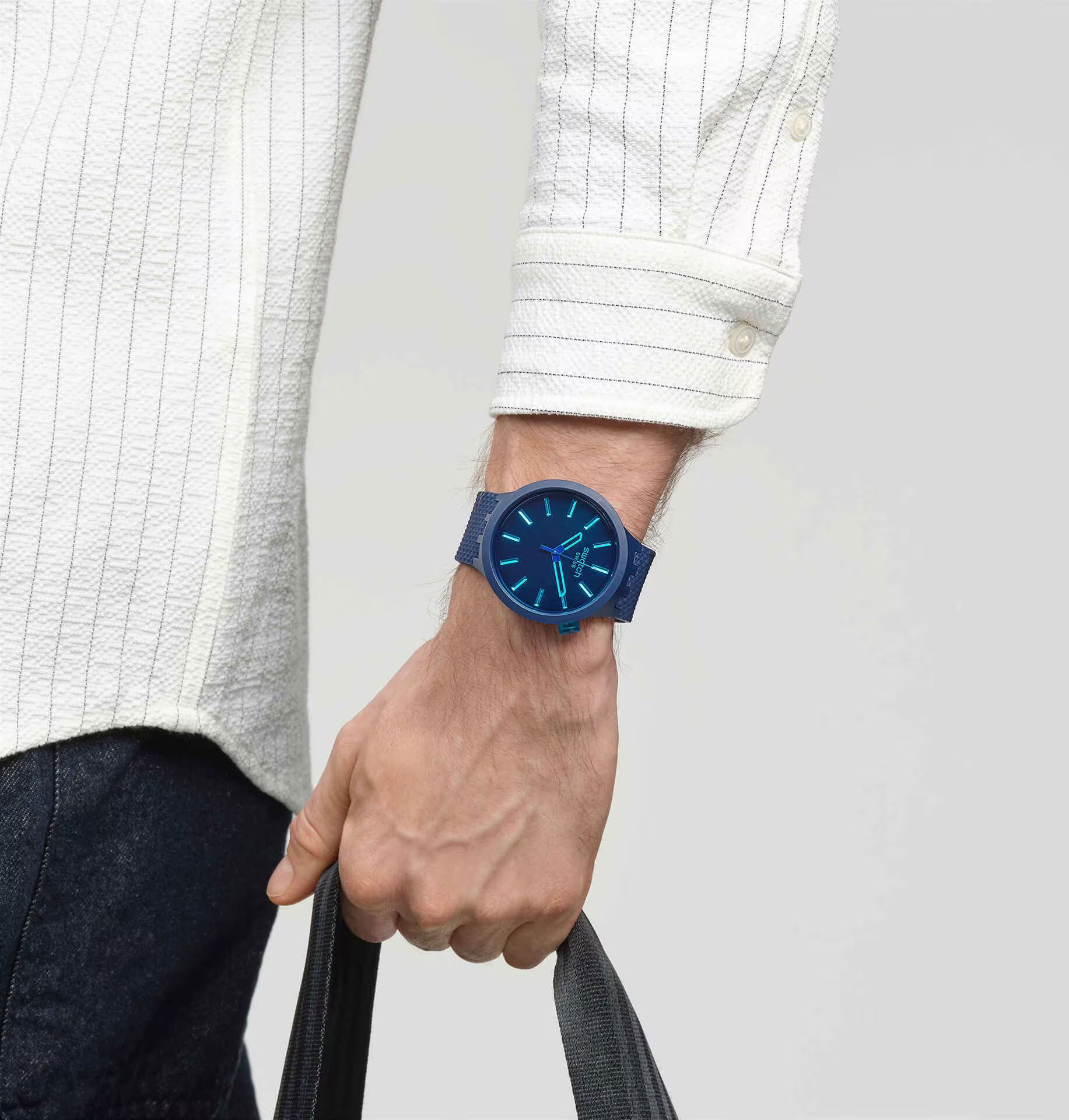 Swatch Sb05n113 Ihdigo Glow Erkek Kol Saati