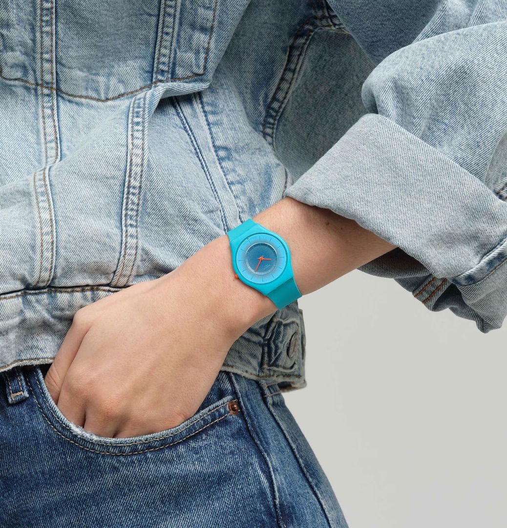 Swatch Ss08n114 Radiantly Teal Kadın Kol Saati