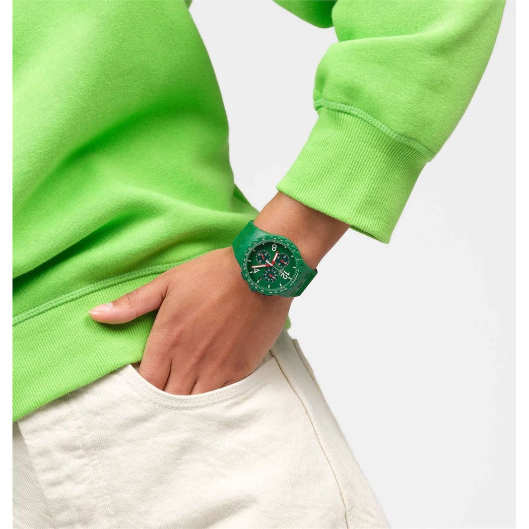 Swatch Susg407 Primarly Green Kol Saati