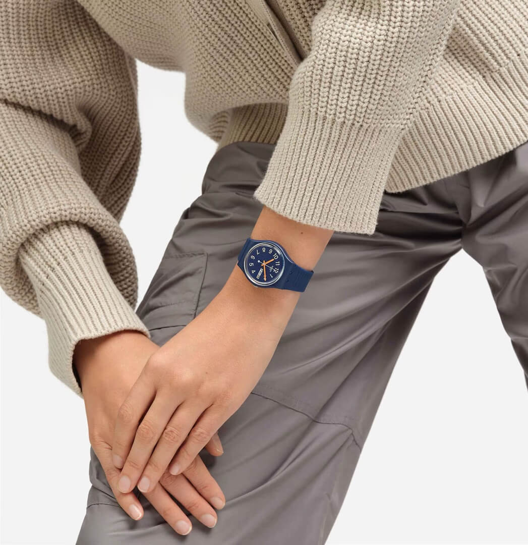 Swatch So28i700 Trendy Lines At Night Kol Saati