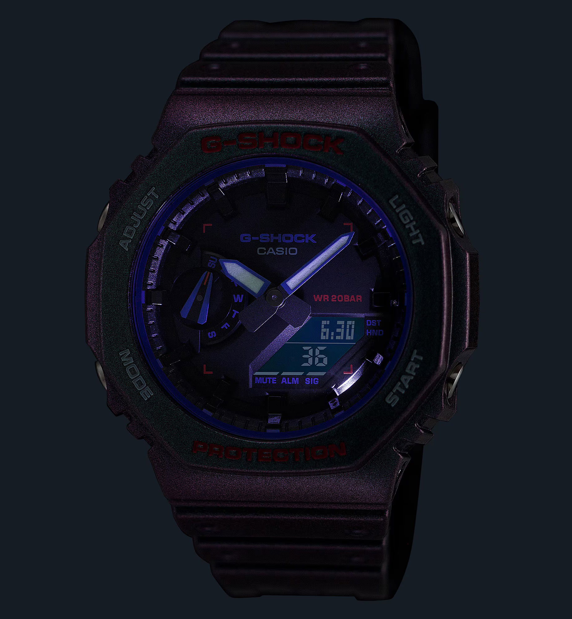 Casio Ga-2100Ah-6Adr G-Shock Erkek Kol Saati